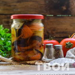 Рецепт Рулетиков из баклажан на зиму