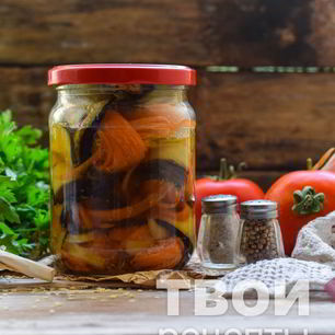 Рецепт Рулетиков из баклажан на зиму