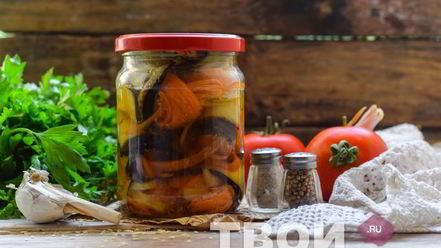 Рецепт рулетиков из баклажан на зиму