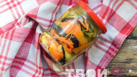 Рецепт рулетиков из баклажан на зиму