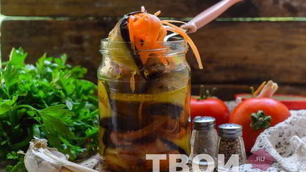 Рецепт рулетиков из баклажан на зиму