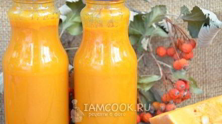 Рецепт сока из тыквы на зиму