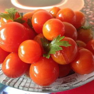 Рецепт Быстрых малосольных помидоров