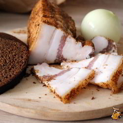 Рецепт Домашнего соленого сала