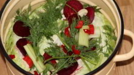 Рецепт капусты соленой по-грузински