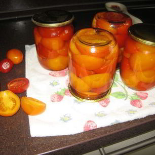 Рецепт Консервированных помидоров Кусочек лета