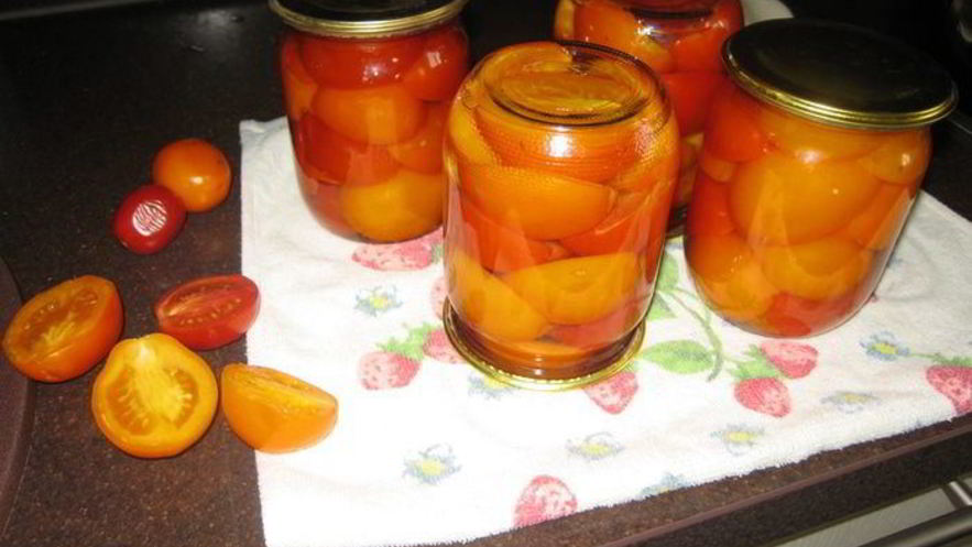 Рецепт консервированных помидоров кусочек лета