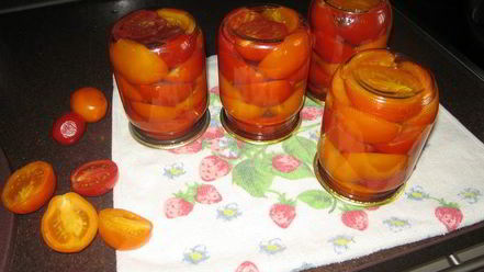 Рецепт консервированных помидоров кусочек лета