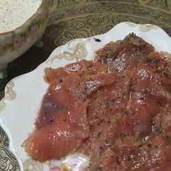 Рецепт Малосоленого лосося по-скандинавски