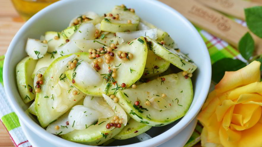 Рецепт малосольных кабачков хрустящих