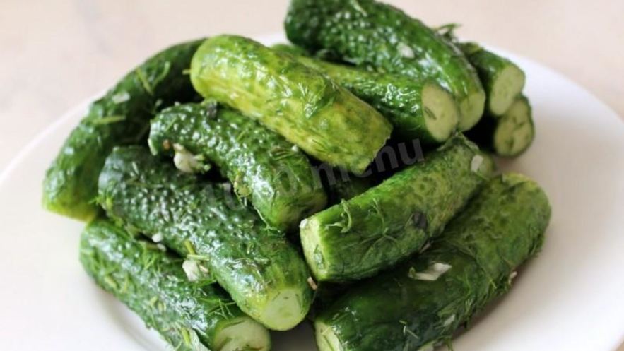 Рецепт малосольных хрустящих огурцов в пакете без рассола