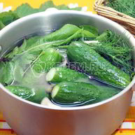 Рецепт Малосольных огурцов в кастрюле