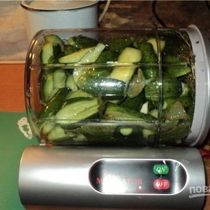 Рецепт Малосольных огурцов в маринаторе
