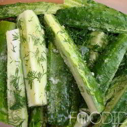 Рецепт Малосольных огурцов в пакете