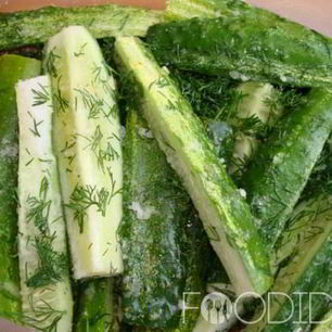 Рецепт Малосольных огурцов в пакете