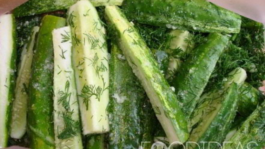 Рецепт малосольных огурцов в пакете