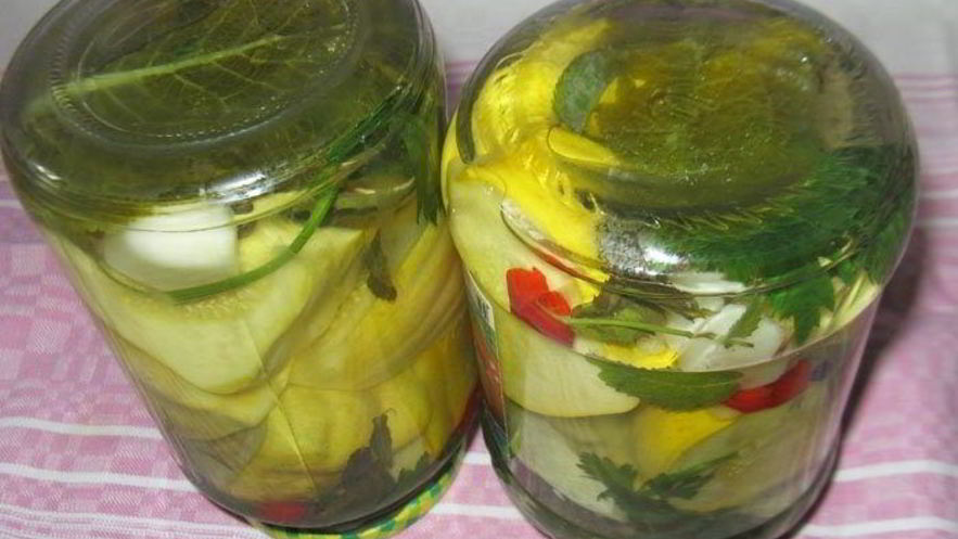 Рецепт малосольных патиссонов