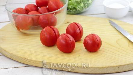 Рецепт малосольных помидоров