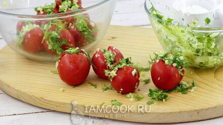 Рецепт малосольных помидоров