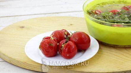 Рецепт малосольных помидоров