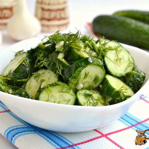 Рецепт Острых малосольных огурцов за 5 минут