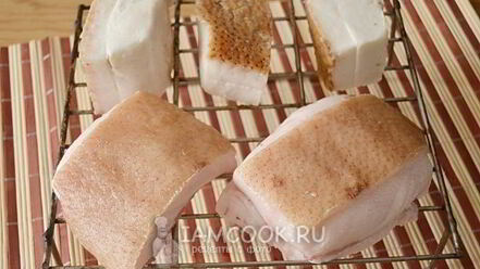 Рецепт сала копченого