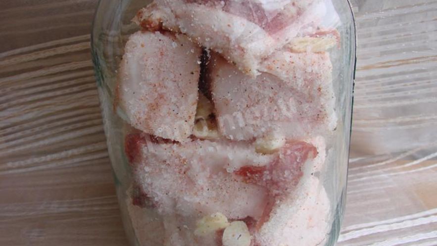 Рецепт сала в банке для длительного хранения