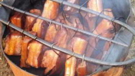 Рецепт сала в коптильне