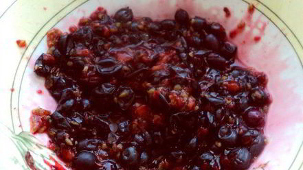 Рецепт семги малосольной с черной смородиной