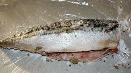 Рецепт соленой скумбрии сухого посола