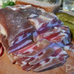 Рецепт Соленого сала и грудинка