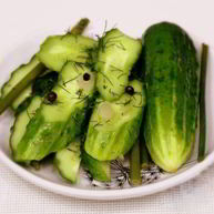 Рецепт Закатки малосольных огурцов