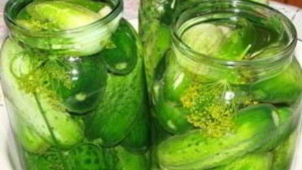 Рецепт закатки малосольных огурцов