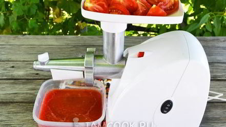 Рецепт томатного сока через мясорубку на зиму