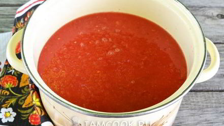 Рецепт томатного сока через мясорубку на зиму