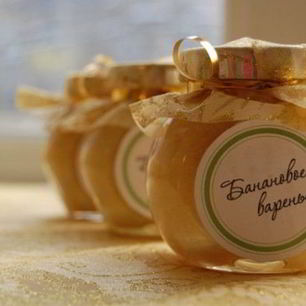 Рецепт Бананового варенья 5-минутка