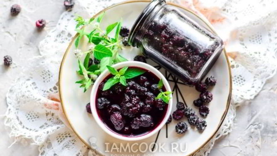 Рецепт ежевичного варенья-пятиминутки
