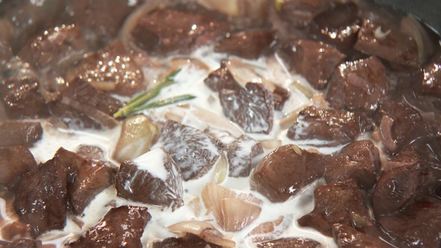 Рецепт галеты с паштетом из говяжьего сердца и вареньем из яблок