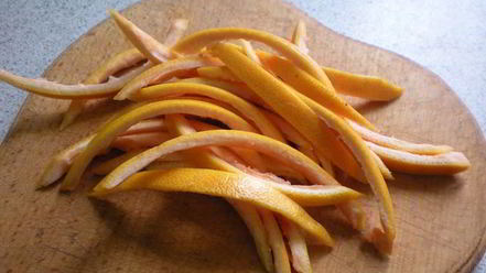 Рецепт грейпфрутовых цукатов