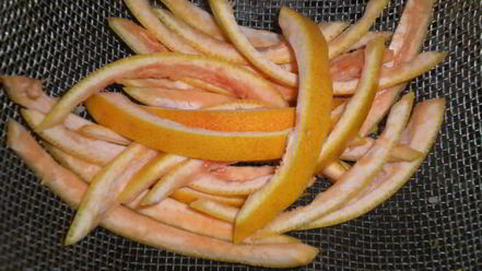 Рецепт грейпфрутовых цукатов