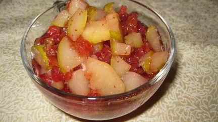 Рецепт Грушевого варенья с брусникой