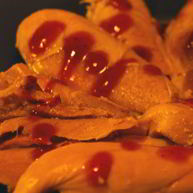 Рецепт Индейки с брусничным вареньем