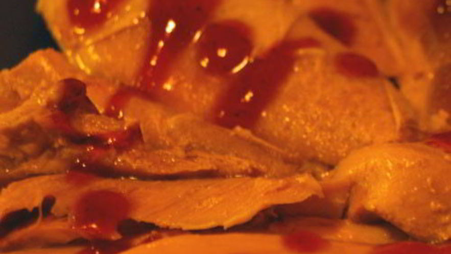 Рецепт индейки с брусничным вареньем