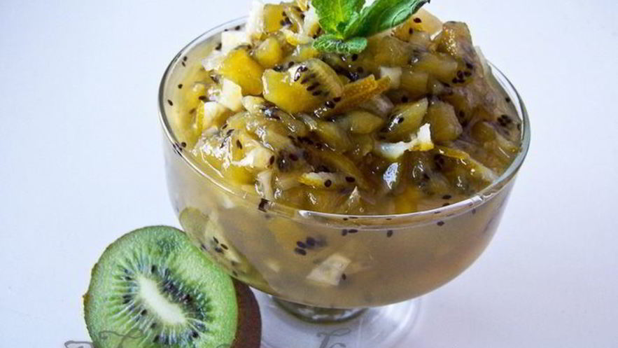 Рецепт конфитюра из киви и лайма