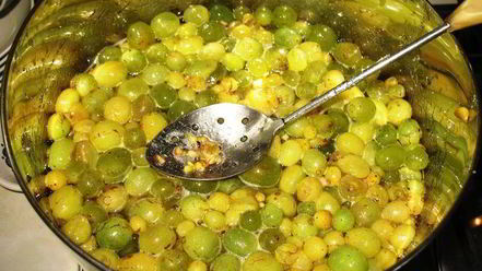 Рецепт конфитюра из мелкого зеленого винограда