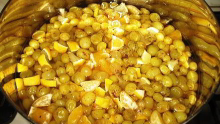 Рецепт конфитюра из мелкого зеленого винограда