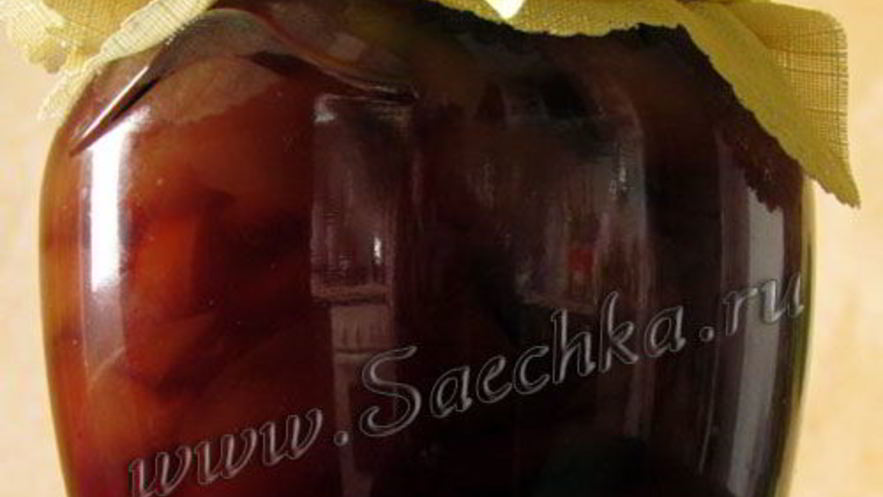 Рецепт персикового конфитюра с коньяком