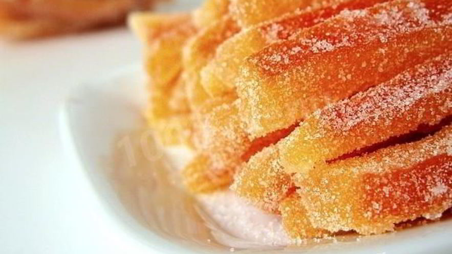 Рецепт цукатов из кабачков