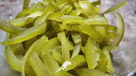 Рецепт цукатов из цедры