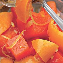 Рецепт Тыквенного конфитюра с мандаринами